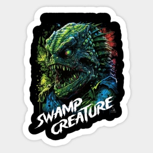 Swamp Creature Sticker